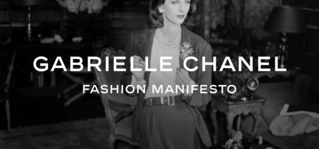 "Gabrielle Chanel, fashion manifesto"