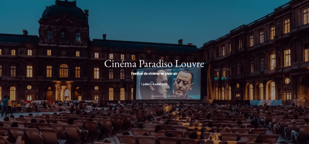CINEMA EN PLEIN AIR AU LOUVRE