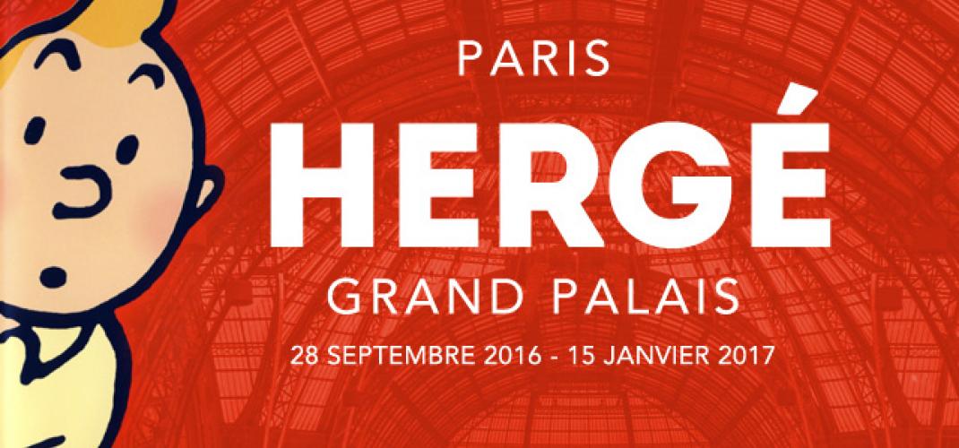 Hergé at the Grand Palais