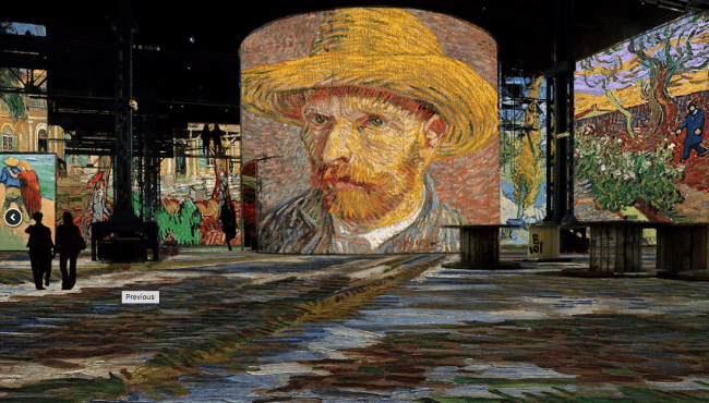 Van Gogh, La Nuit Etoilée : the new exhibition at Atelier des Lumières