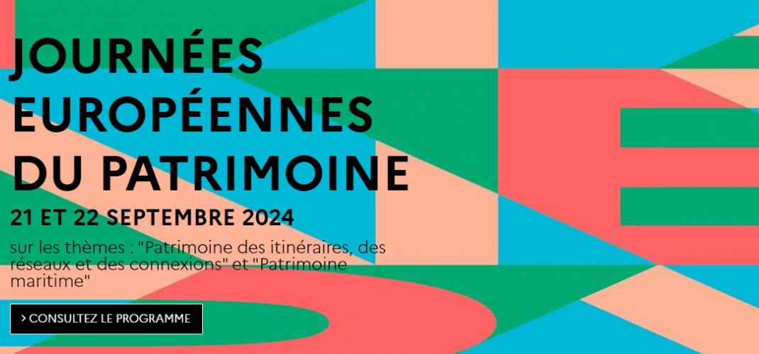 JOURNEES DU PATRIMOINE 21 ET 22 SEPTEMBRE 2024