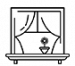 Facing inner courtyard