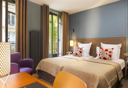 Hôtel Signature St Germain des Prés - Chambre Deluxe twin côté rue